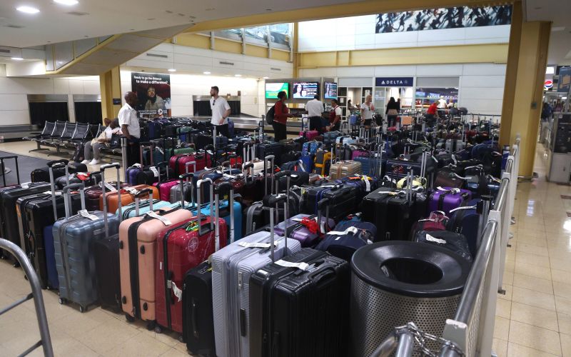 letališče, odpoved, čakanje, čakalnica, potnik, letalo, prtljaga