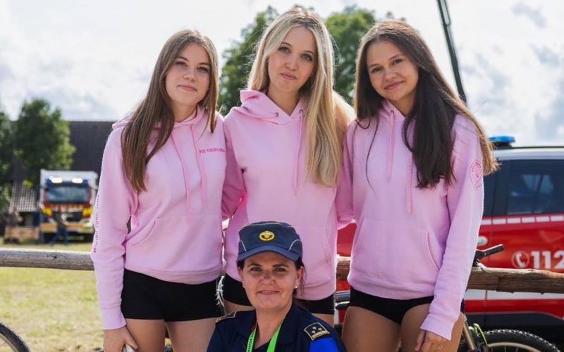 Gasilke Lina Rupreht, Olja Erlah in Žanin Legnar