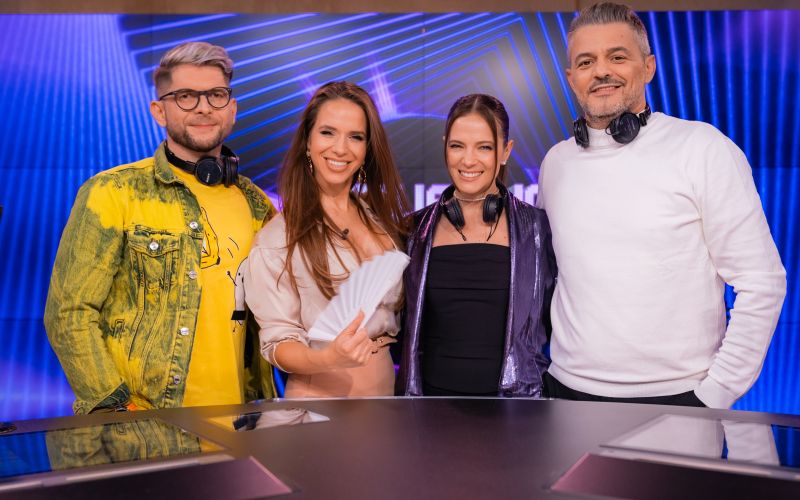 Martina Švab, Miro Todosovski, Klemen Bunderla in Nina Pušlar so poskrbeli za odlično zabavo. Aktual