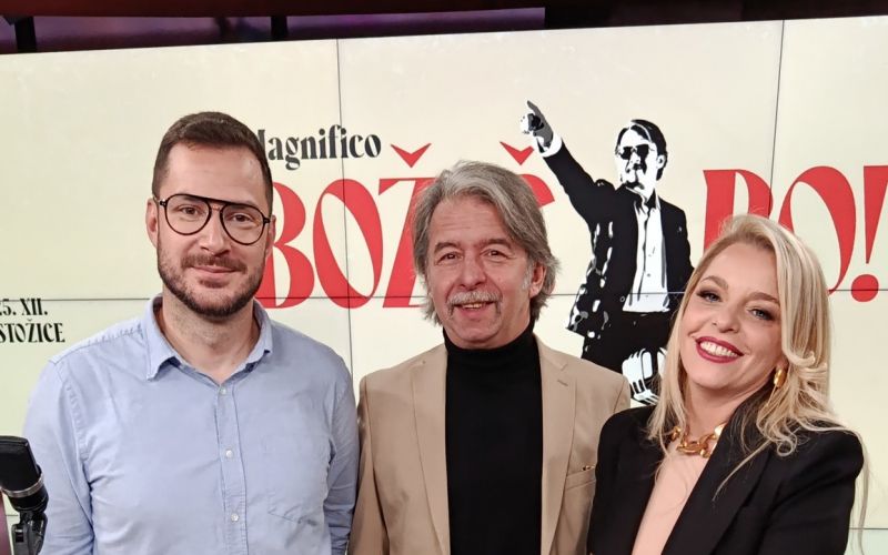 Magnifico v Veseljakovem studiju o novem albumu in božičnem koncertu