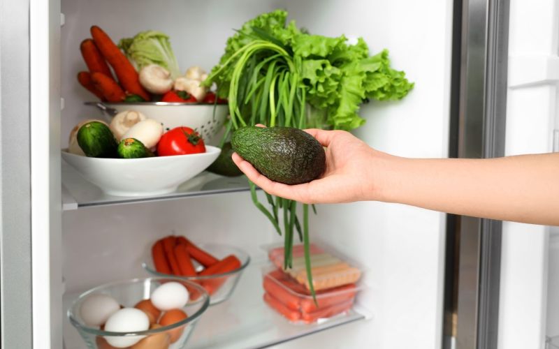 sveza-zelenjava, papirnata-brisaca, hladilnik