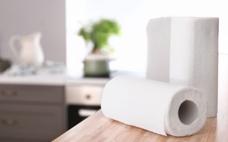 sveza-zelenjava, papirnata-brisaca, hladilnik