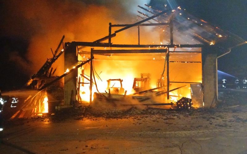 Požar pri družini Mulec na Legnu pri Slovenj Gradcu