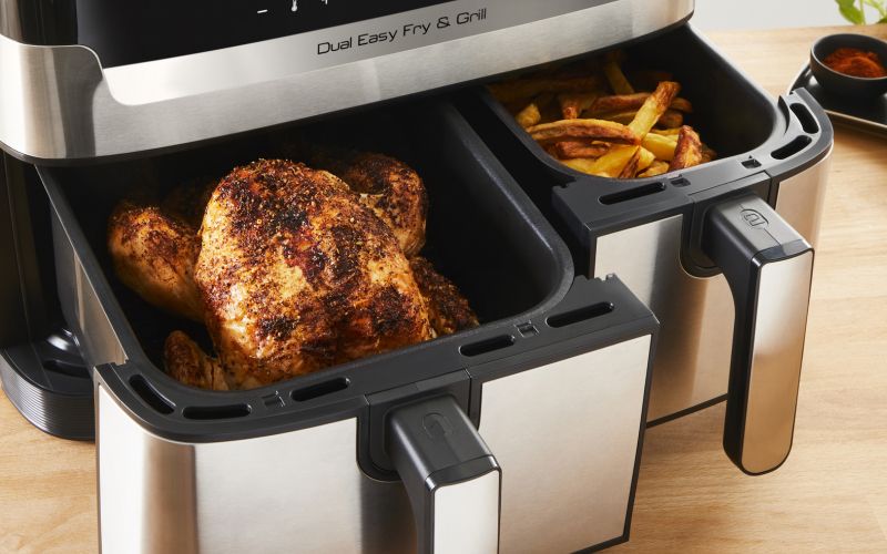 Cvrtnika na vroč zrak Tefal EasyFry Dual