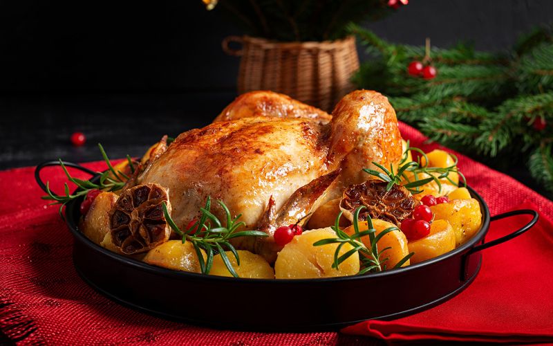 praznični piščanec