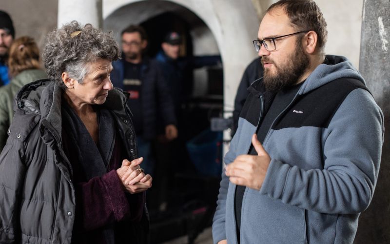 Plemstvo - igralka Natasa Burger, producent in reziser Ziga Virc.jpg