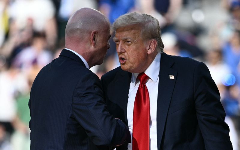 Gianni Infantino, Donald Trump