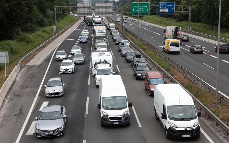 kombi, prevoz, ceste, gneča, promet