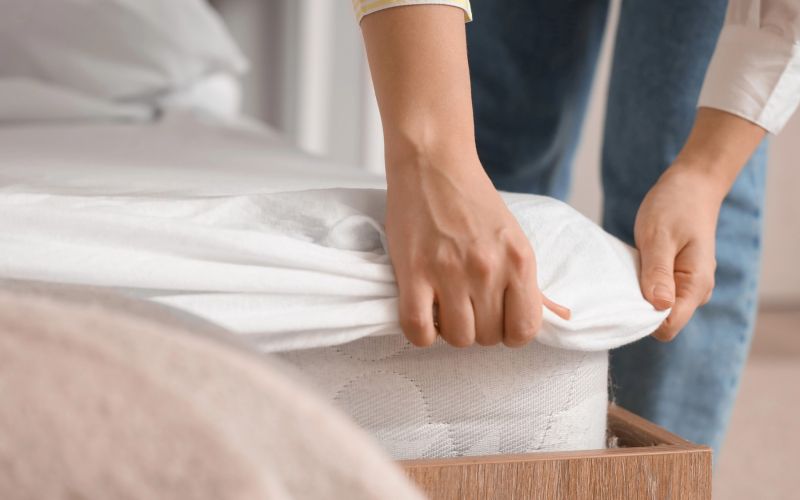 postiljanje, postelja, prsice