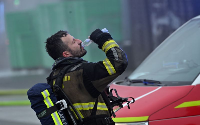 gasilci, pozar, ljubljana