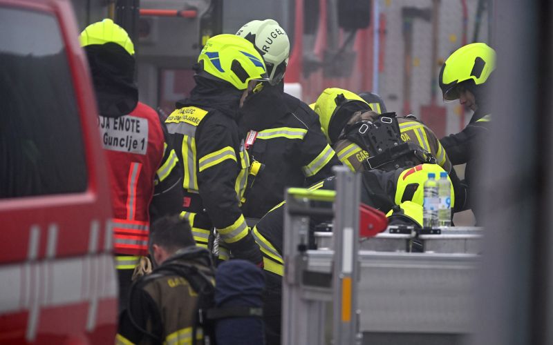 gasilci, pozar, ljubljana