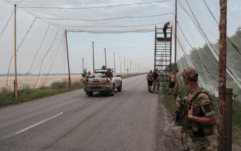 donbas, droni, zaščita