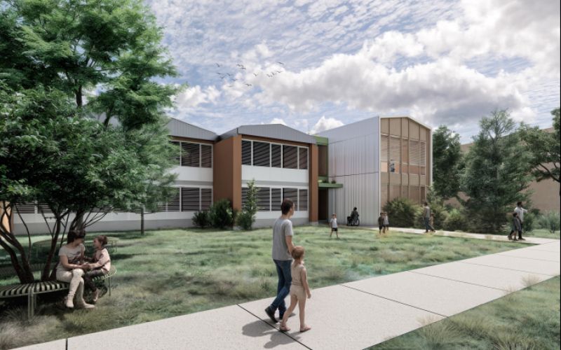 OŠ Glazija in predviden nov prizidek