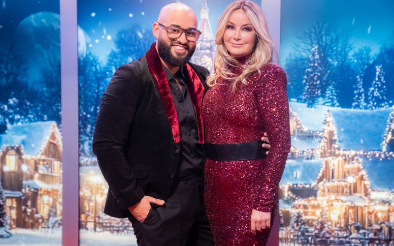 Do njunega dueta je prišlo povsem spontano. Ob čaju, pogovoru o božičnih obveznostih in Sašinem boži