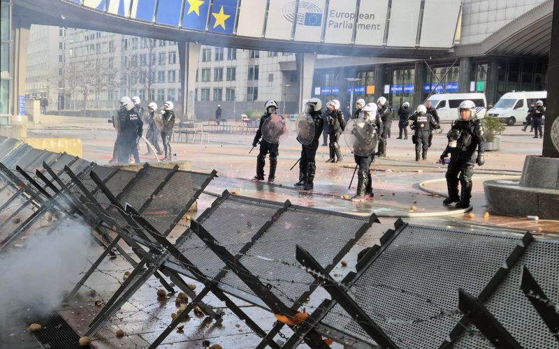 bruselj, protest-kmetov