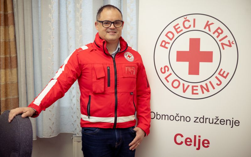 Selimir Ćopić, sekretar celjskega območnega združenja Rdečega križa Slovenije