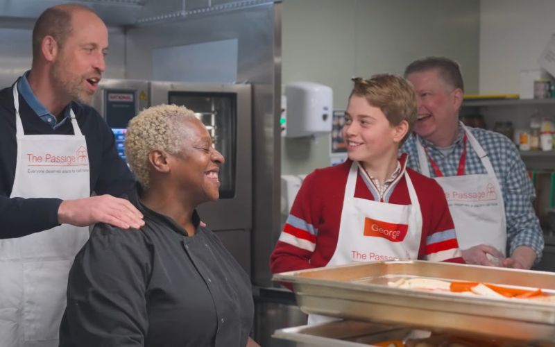 Princ William, Princ George - !!!Oče in sin, princa William in George, sta vidno uživala med priprav