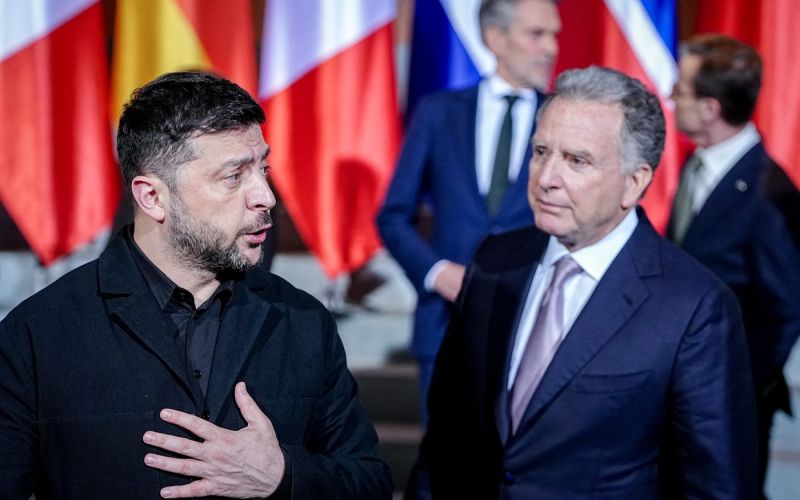 Volodimir Zelenski, predsednik Ukrajine, Steve Witkof