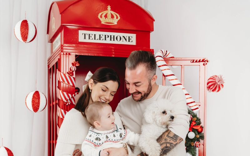 Dejan Krajnc, Kiara Hass, božič.jpg