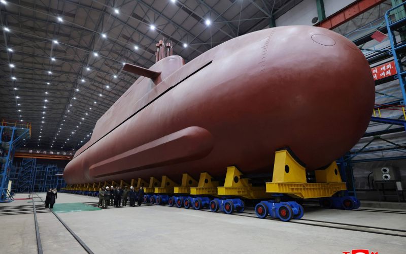 severna-koreja, jedrska-podmornica, kim-dzong-un