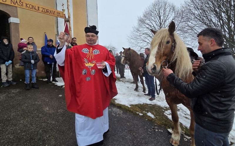 dolenja-stara-vas, blagoslov-konj-2025