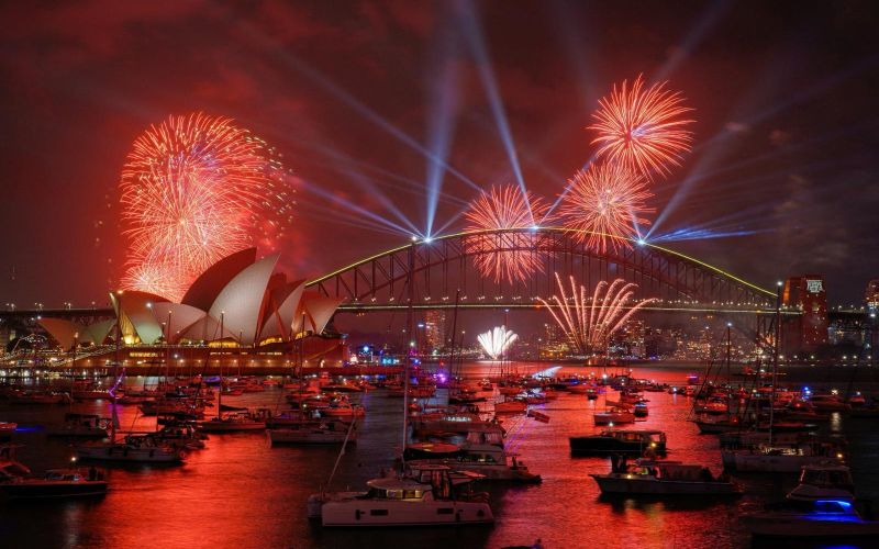 novo leto, sydney