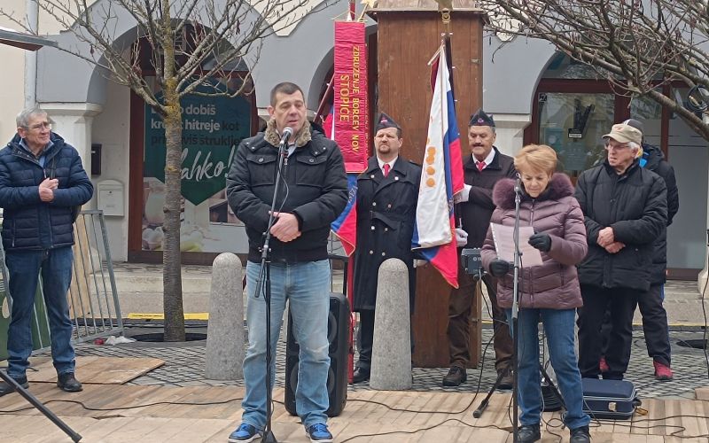 partizan, obesanje, obletnica, novo-mesto