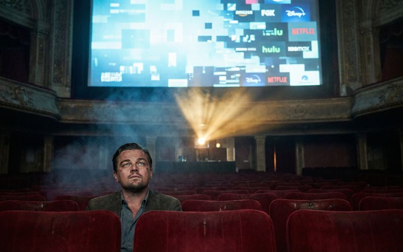 Leonardo DiCaprio v ospredju razprave o prihodnosti kina ... Bo kino počasi propadel?!