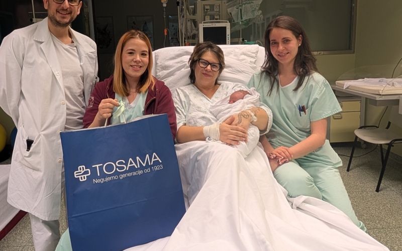 porodnišnica murska sobota, prvi novorojenček