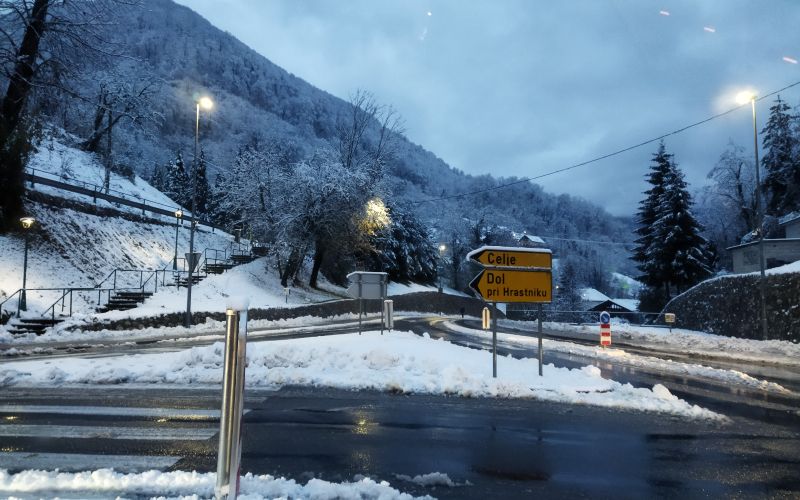 Zima Hrastnik november 2024