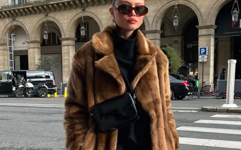 teddy plašč poslovni način