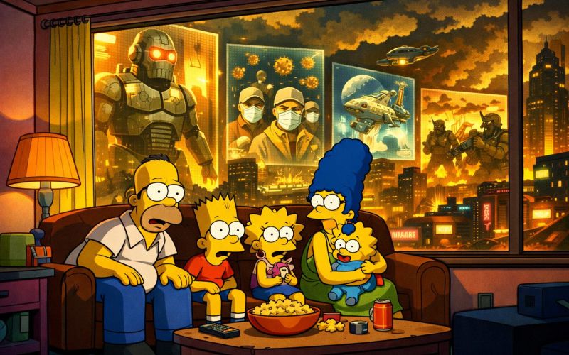 Leto 2026 naj bi bilo kar precej težko in zapleteno ... Vsaj tako pravijo Simpsonovi.