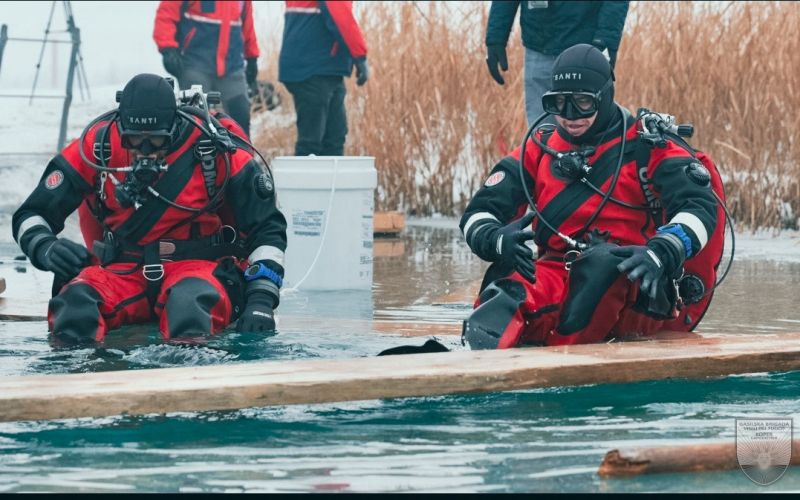 potapljanje pod ledom, murska sobota