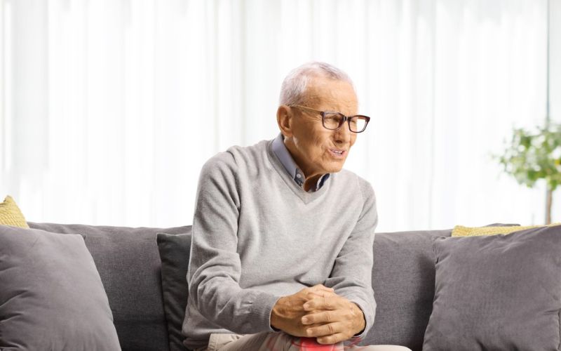 bolnik bolečina moški