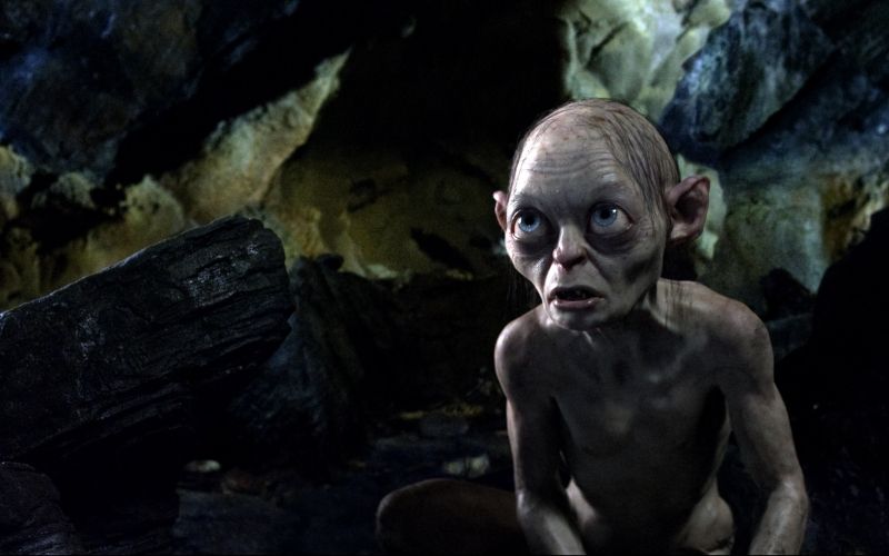 Lik Golluma v fantazijskem filmu The Hobbit: An Unexpected Jo