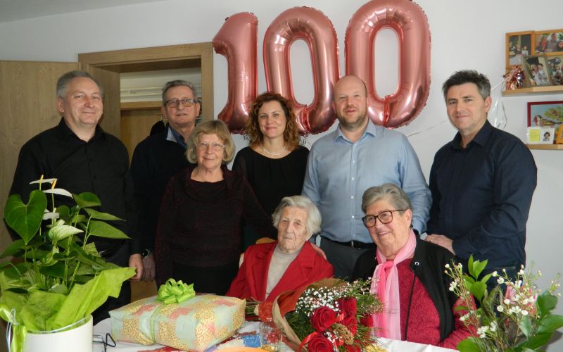 frančiška pentek, sto let