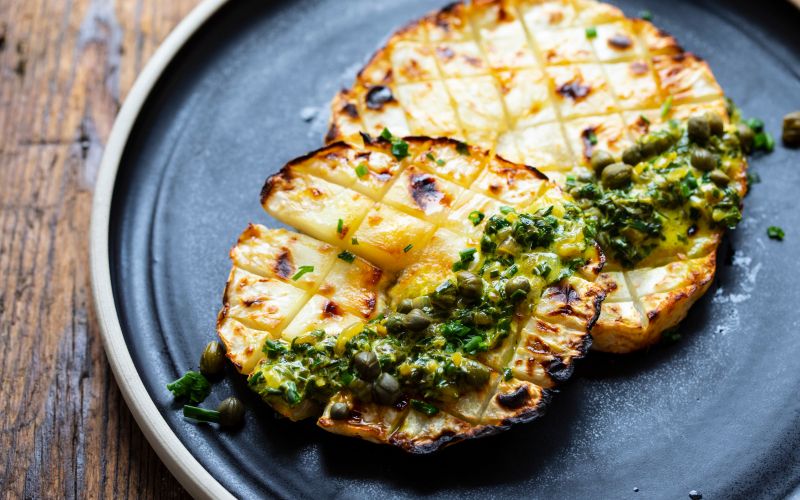 zrezek iz gomoljne zelene