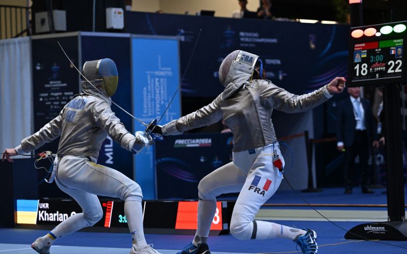 olha-kharlan, sabljanje