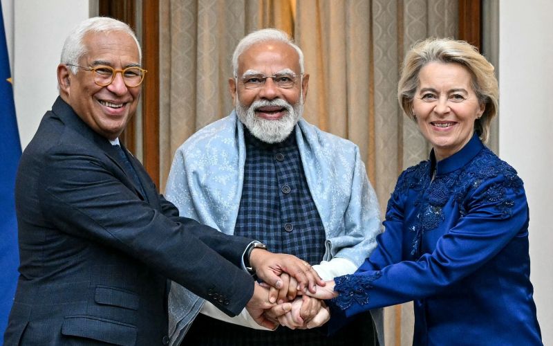 costa, modi, von der leyen