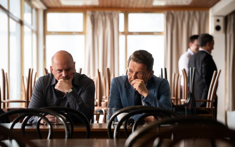 Rene Bitorajac in Dragan Bjelogrlić