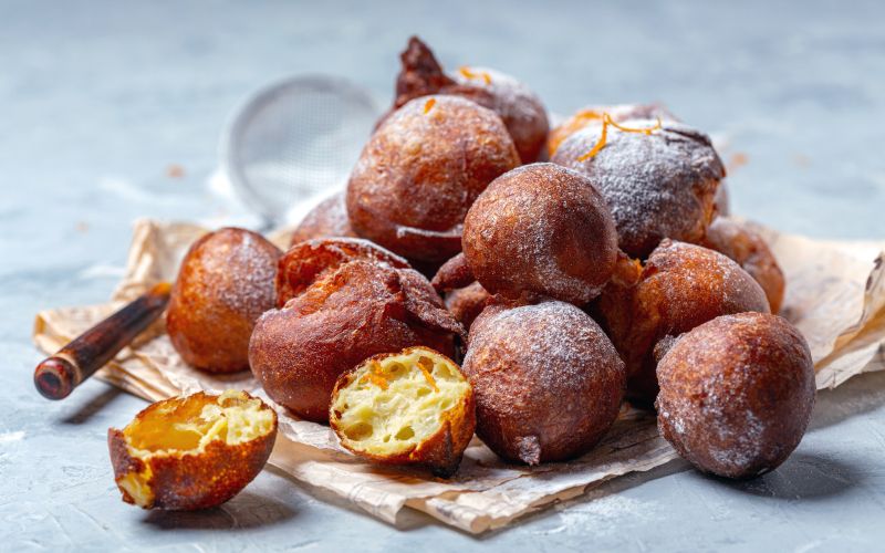 miške iz paljenega testa