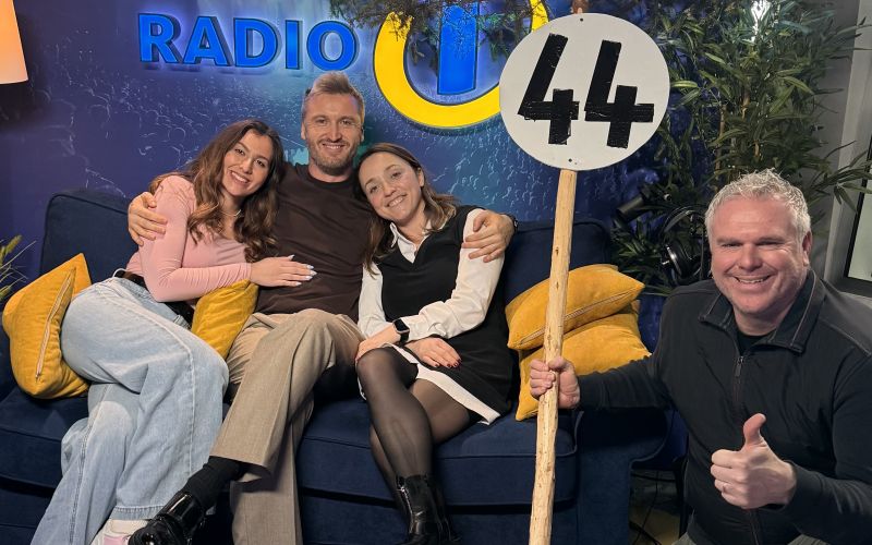 Denis Avdić v trenutku, ko je postalo jasno, da to ne bo navaden petek v studiu.