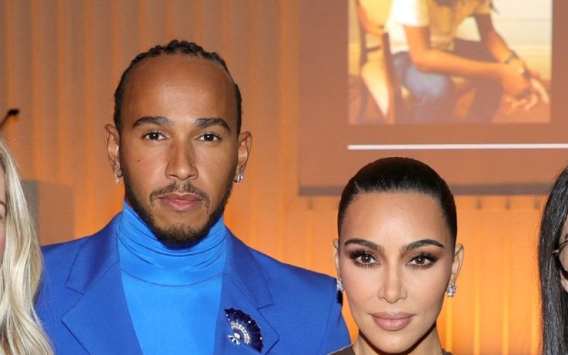 Kristina O’Neill, Lewis Hamilton, Kim Kardashian West, Demi Moore in Kim Jones