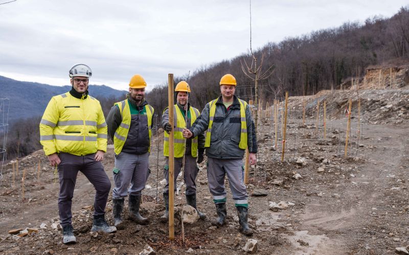 Zasaditev_dreves_kamnolom_Anhovo_Alpacem_in_Komunala