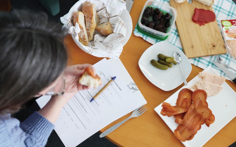 test, mesnine, veganske