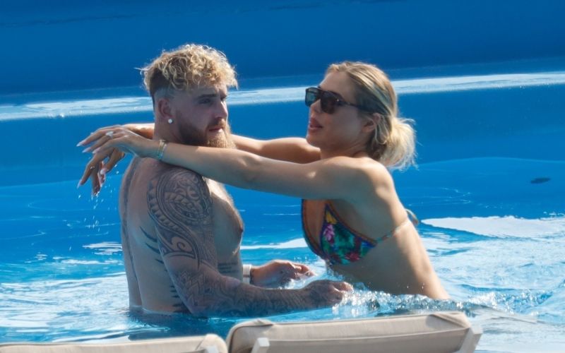 Jake Paul in Jutta Leerdam