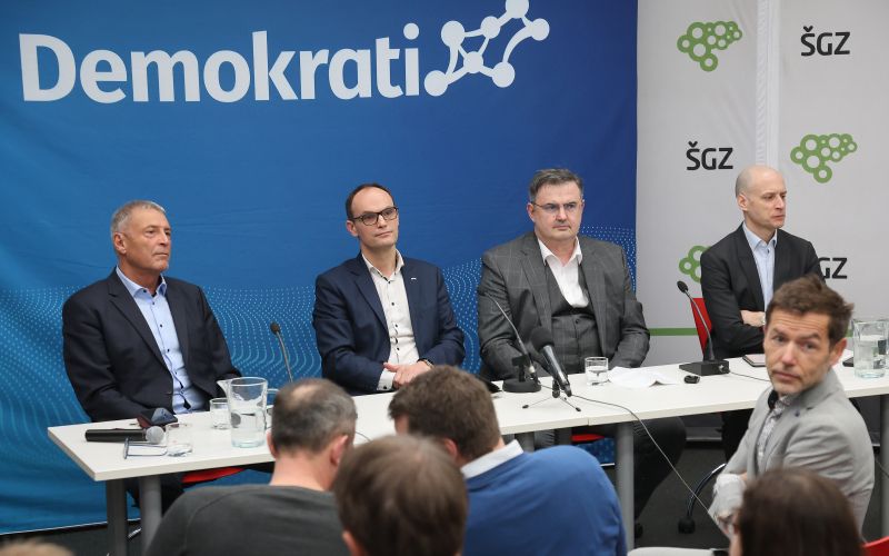 Anže Logar, Mirko Požar, Senko Pličanič, Igor Masten