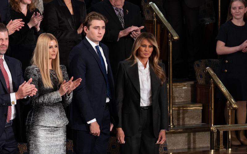 Barron Trump, Melania Trump
