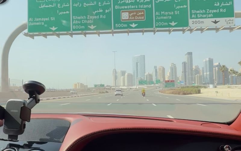 dubaj, cesta, avtocesta