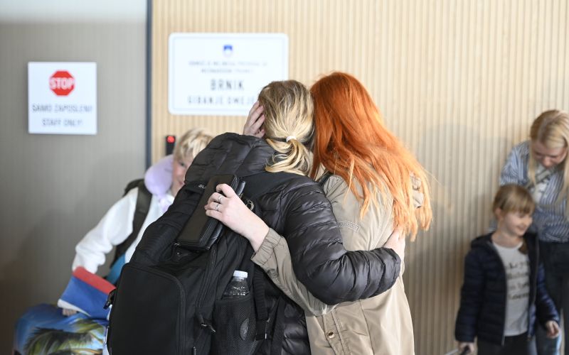 brnik, vrnitev, evakuacija